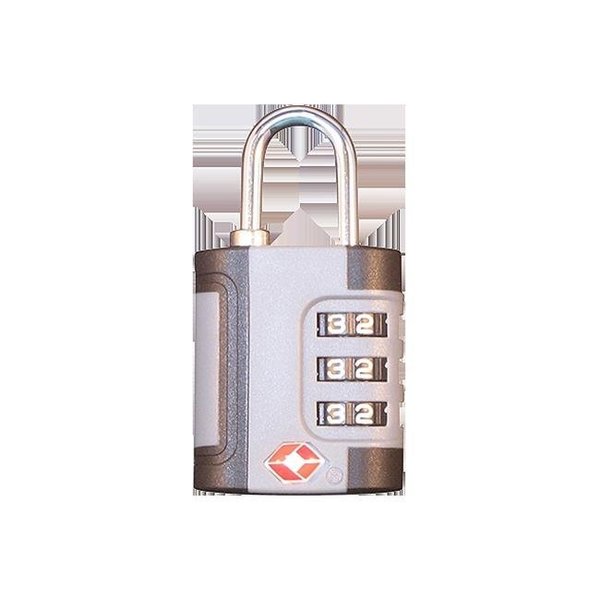 En Route Travelware En Route Travelware 139 1.25 x 2.5 in. EZ Travel Dial Combo Lock - Grey 139